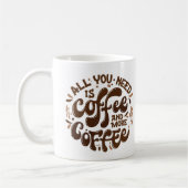 Cool Funny Coffee Lover Gezegde Koffiemok (Links)