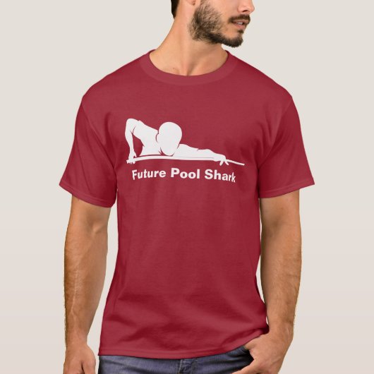 Cool Funny Future Pool Shark Billiards Tshirt (Devant)