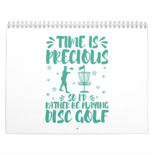 Cool Funny, ik zou liever Schijf Golf spelen Kalender