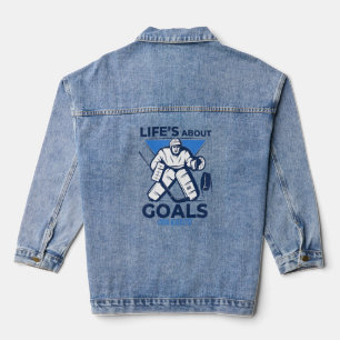 Cool Funny Life Buts & Aider à Hockey sur Glace Je