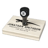 Cool Funny Lizard Cute Animal Personal Stationery Rubberstempel (Stempel)