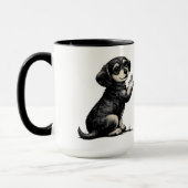 Cool funy dog Mug (Gauche)