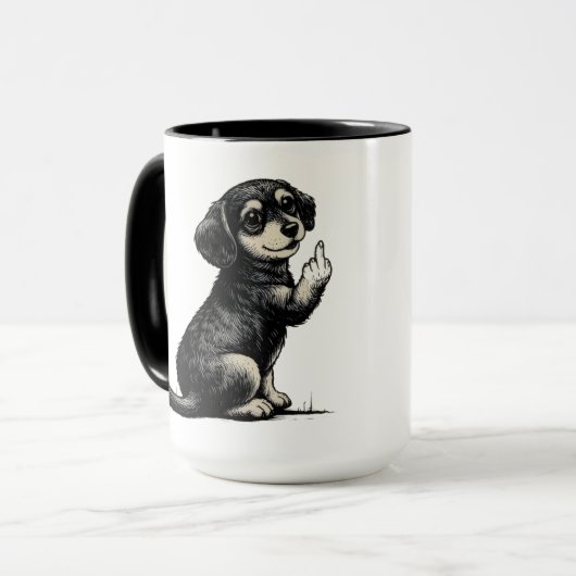 Cool funy dog Mug (Devant gauche)