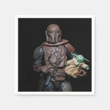 Cool Galactic Bounty Hunter Party Paper Borden