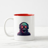 Cool Gamer Skull Coffee Mug (Gauche)