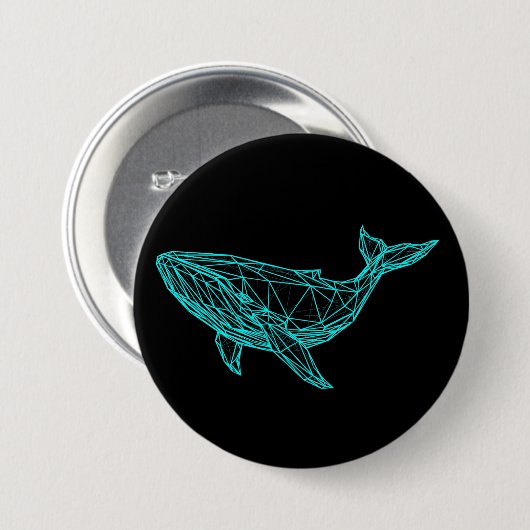 Cool Gamer Whale Button (Voorkant /achterkant)