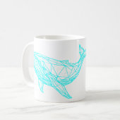Cool Gamer Whale Coffee Mug (Devant gauche)