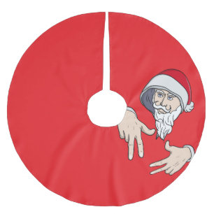 Cool Gangsta Hip Hop Hand Rap Sinterklaas Kerstboom Rok