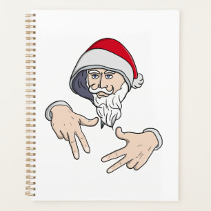 Cool Gangsta Hip hop Rap de la main Père Noël