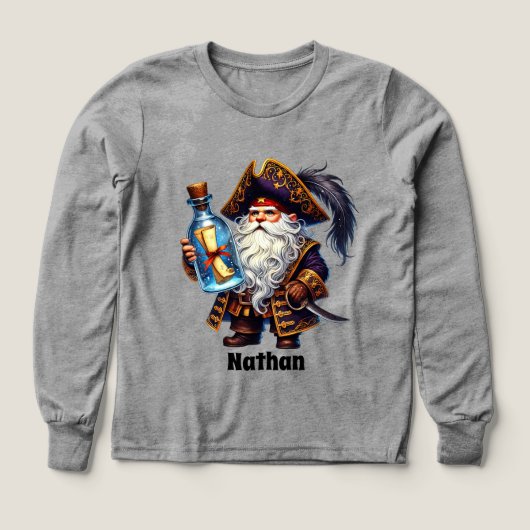 Cool garçons pirates amoureux ajouter le nom (Motif recto)