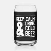 Cool garder calme boire de la bière fraîche mot ar (Verso)