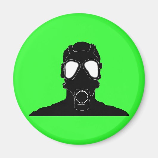 cool gasmask magneet (Voorkant)