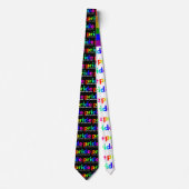 Cool Gay Pride Regenboog Stropdas (Voorkant)