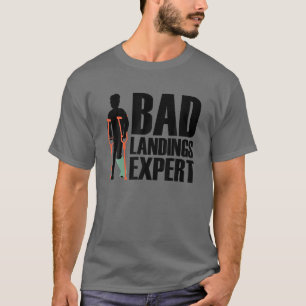 Cool gebroken been voor mannen vrouwen gebroken vo t-shirt