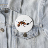 Cool GECKO - Bedreigd dier - Lizard Ronde Button 7,6 Cm (In situ)