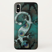 Cool Gecko iPhone X Coque (Dos)