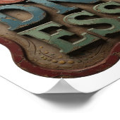 Cool Geel VRIENDELIJKHEID Statement Design Poster (Hoek)