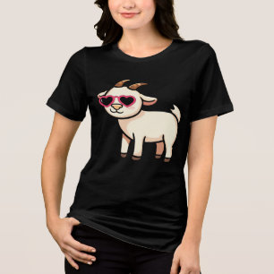 Cool Geit met Zonnebril T-Shirt – Grappig Chill An