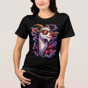 Cool Geit met Zonnebril T-Shirt – Grappig Chill An