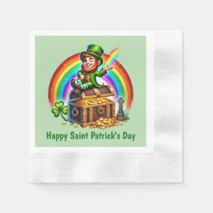 Cool Gelukkig Sint-Patricksdag Kabouter Servet
