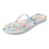 Cool Geometric Abstract Fun Graphic Teenslippers (Schuin)