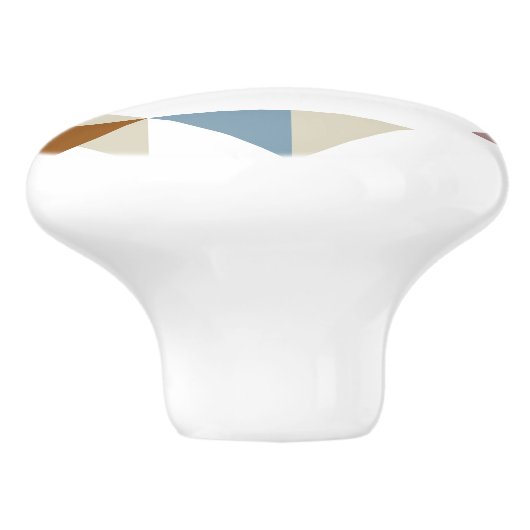 Cool Geometric Cabinet Knob Keramische Knop (Zijkant)