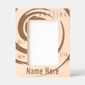 Cool Gepersonaliseerd Beste Mam Gegraveerd Afbeeld (Voorkant)