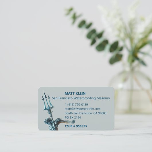 Cool Gepersonaliseerd Metselbedrijf Logo/QR Code/U Visitekaartje (Staand voorkant)