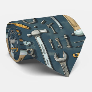 Cool gereedschap patroon betegeld stropdas