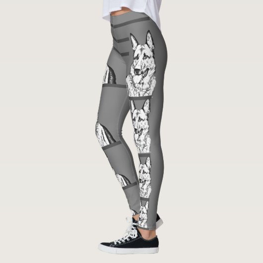 Cool German Shepherd Leggings (Links)