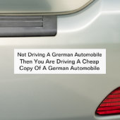 Cool German Sticker (Op auto)