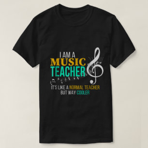 Cool Geschenk voor Muziekleraar   Grappige Quote v T-shirt