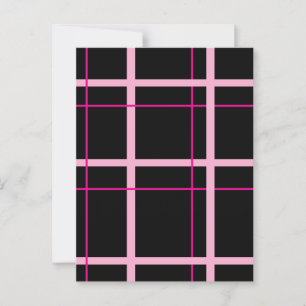 Cool gestreept patroon briefkaart