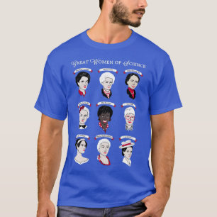 Cool geweldige vrouwen van de wetenschap cadeaus v t-shirt