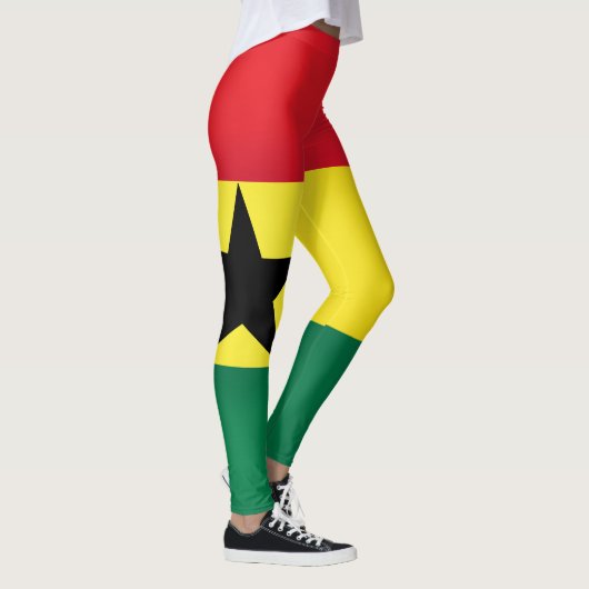 Cool Ghana Flag Mode Leggings (Rechts)