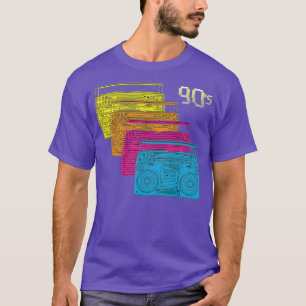 Cool Ghetto blaster 90s party DJ disco muziek T-shirt