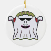 Cool Ghost Keramisch Ornament (Achterkant)