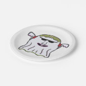 Cool Ghost Papieren Bordje (Gekanteld)
