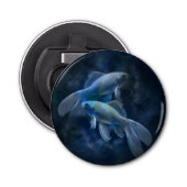 Cool Ghostly Goldfish Button Flesopener (Voorkant)