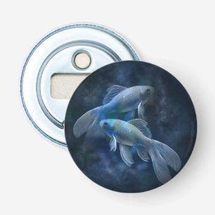 Cool Ghostly Goldfish Button Flesopener