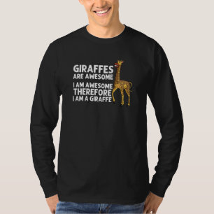 Cool Giraffe Voor Mannen Vrouwen Dier Wilde Natuur T-shirt