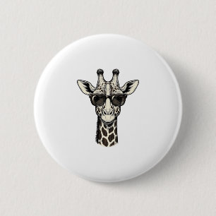 Cool Giraffe Zonnebril Vintage Graveer Shirt_1 Ronde Button 5,7 Cm