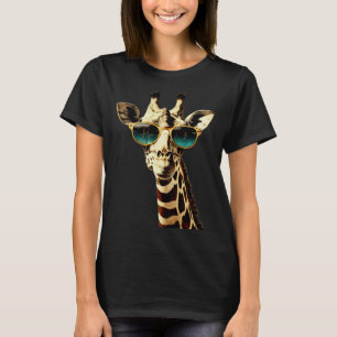 Cool Giraffe Zonnebril Wild Animal Africa T-shirt