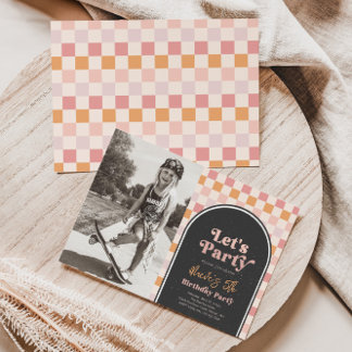 Cool Girl Birthday Party Invitation | Skater Girl Kaart