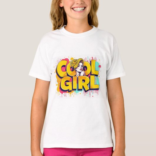 Cool Girl  T-shirt (Voorkant)