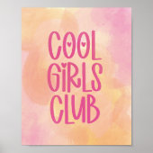 Cool Girls Club Poster (Voorkant)