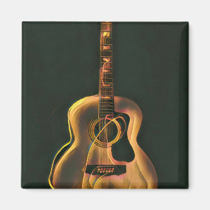 Cool gitarist gift magneet