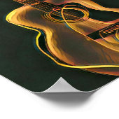 Cool gitarist gift poster (Hoek)
