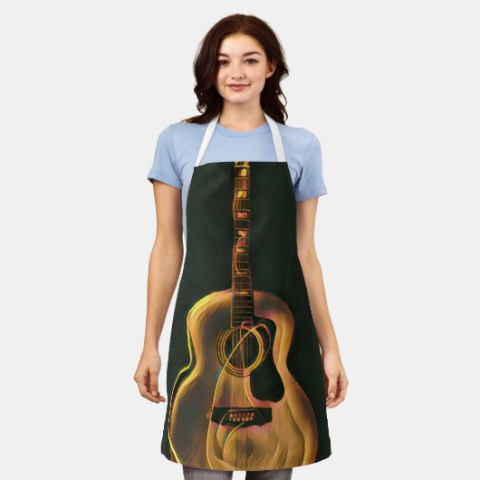 Cool gitarist gift schort (Gedragen)