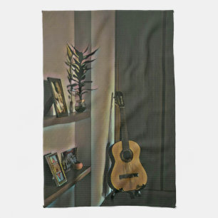 Cool gitarist gift theedoek